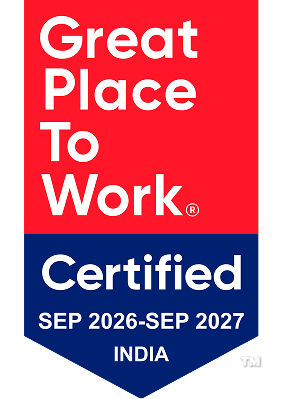 Great Place to Work Certified, India, Sep 2026 – Sep 2027
